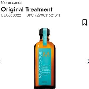 Moroccanoil Original Treatment - Orange and Black